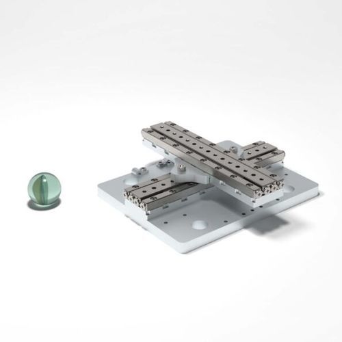 Линейный координатный стол - XY-SLC17:80 - SmarAct GmbH - 2 оси / с закрытым контуром / модульный
