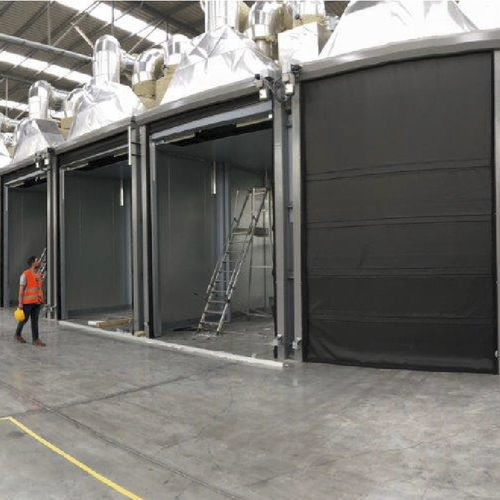 Моторизованная рольставня - PUERTAS FERROFLEX SL - для использования в помещениях / для промышленности / из нержавеющей стали