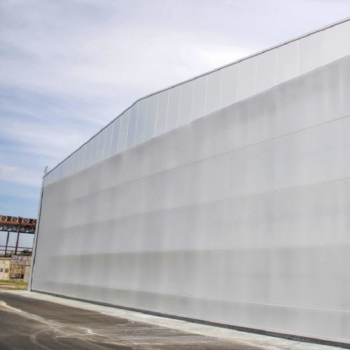 Подъемно-складной ворота - PUERTAS FERROFLEX SL - из стали / для использования в помещениях / для наружного использования
