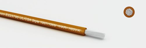 Однопроводный кабель из меди - 174050 - MediKabel GmbH - из ПВХ / UL / CSA