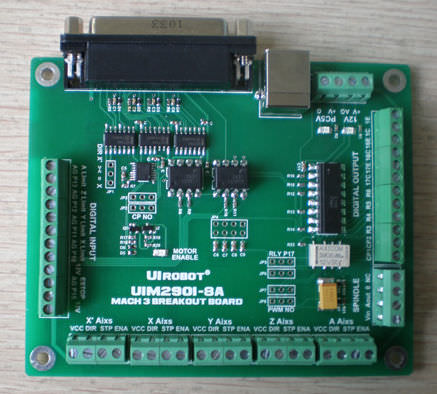 Контрольная карта двигателя с одним шпинделем - 5 - 12 VDC | UIM2901-5A - Shanghai UI Robot Technology Co.,Ltd - пошаговая / встроенная