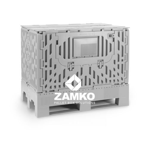 Ящичный поддон из ПЭНД - PHG.e100.F - ZAMKO - из PP / для хранения / транспортный