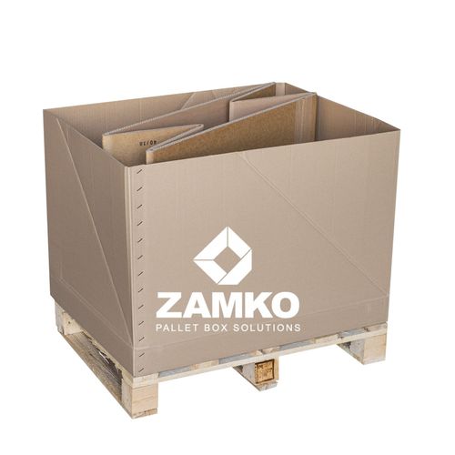 Ящичный поддон из картона - KLN.d60 - ZAMKO - транспортный / промышленный / для сыпучих материалов