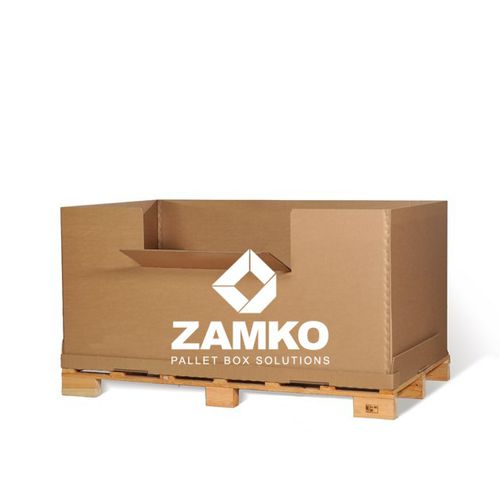 Ящичный поддон из картона - KAN.f80 - ZAMKO - для хранения / для тяжелых грузов / для разгрузочно-погрузочных работ