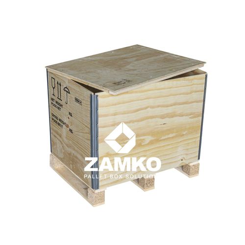 Ящик из дерева - HUN.e80 - ZAMKO - транспортный / с крышкой / многоразовый