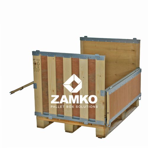 Ящичный поддон из фанеры - MPB.e70.F2C - ZAMKO - для хранения / складной / многоразовый