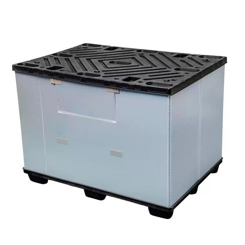 Ящичный поддон из полипропилена - P123103.900.300 - ZAMKO - из ПЭНД / для хранения / для автомобилестроения