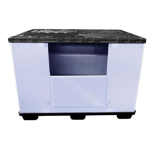 Ящичный поддон из ПЭНД - P16115.900.300 - ZAMKO - из PP / для автомобилестроения / для фармацевтической промышленности