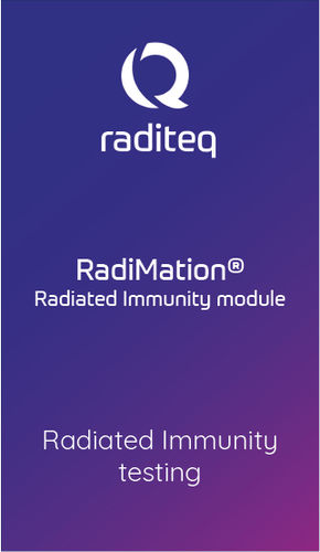 Испытательное программное обеспечение - RadiMation Radiated Immunity module (RMC1001A#010) - Raditeq B.V. - для измерений