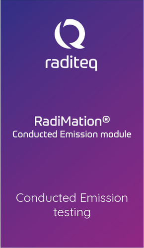 Испытательное программное обеспечение - RadiMation Conducted Emission module (RMC1001A#060) - Raditeq B.V. - для измерений