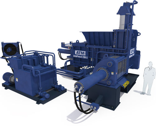 Упаковочный пресс для металлолома - ArnoPress K series - ATM Recyclingsystems GmbH - вертикальный / с загрузкой сверху / с каналом