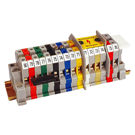 Клеммная колодка на DIN-рейке - K series - Elmex Controls Pvt. Ltd. - проходная