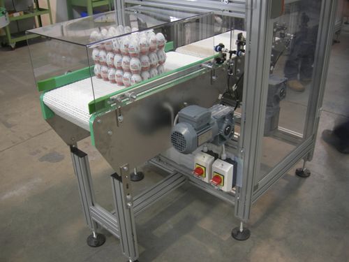 Грузовой подъемник для пищевой промышленности - ELE008 - M.H. Material Handling S.p.A - для пищевых продуктов / для конвейера
