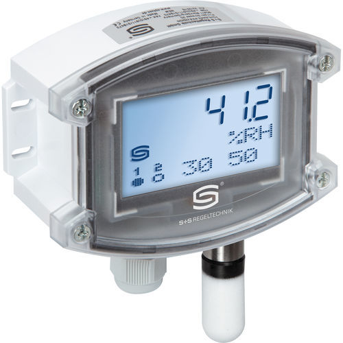 Термогидростат для окружающей среды - AHT-30W-U LCD - S+S Regeltechnik - электронный / с дисплеем LCD / для поверхностного монтажа