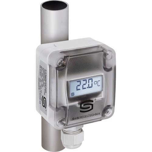 Датчик температуры с установкой на шланге - ALTM1-U LCD - S+S Regeltechnik - Pt1000 / 0-10 В / разъем M12