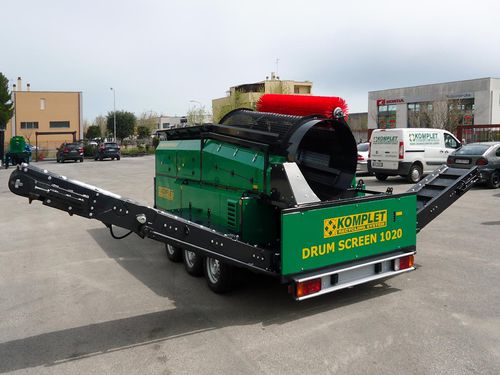 Грубое сито для биологической переработки отходов - 60 T/h | DS 1020 - Komplet Italia srl - мобильное / вибрационное линейное / для окатышей