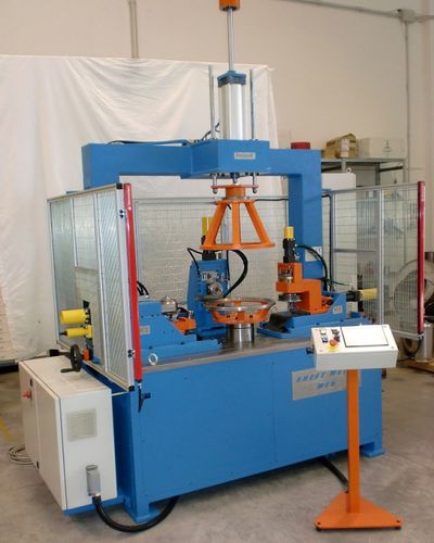Автоматический кромкообрезной станок - SMM-700 - Sheet Metal Men s.r.l. - моторизованный / для полигональной детали / для круглых деталей