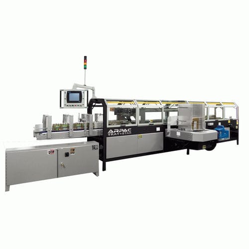 Полусферическое устройство для упаковки товара на лотки - TRAY★STAR™ TS-2100 - ARPAC Group - высокоскоростное