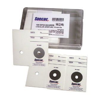 Опора для образцов - Specacards - Specac Ltd