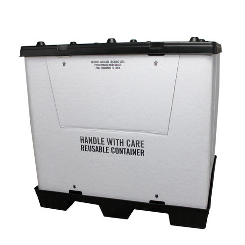 Ящичный поддон из картона - UP404845-1 - RPP Containers - для разгрузочно-погрузочных работ / складной / с крышкой