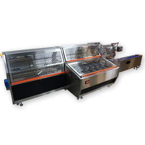 Горизонтальная машина для укладки в картонные коробки - KCM3 - Keymac Packaging Systems - боковая / полностью автоматическая / с непрерывным движением