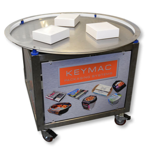 Электрический роторный стол - KRT - Keymac Packaging Systems - вертикальный / для линии упаковки / компактный