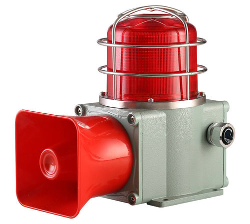 Сирена со светодиодным индикатором - HDSL-135 - MA Safety Signal Co.,Ltd. - рупорная / электронная / для интенсивного использования