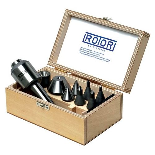 Задняя бабка вращающаяся - Type K - ROTOR TOOL - для токарного станка / для шлифовального станка / с индикацией давления цветными кольцами