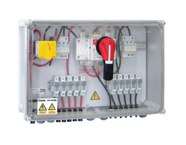 Оборудованный распределительный шкаф - GAVE ELECTRO - настенный / из пластика / для фотогальванического оборудования