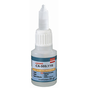Цианоакрилатный клей - COSMO CA-500.110 - Weiss Chemie - для алюминия / для пластмассы / для резины
