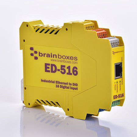 Цифровой модуль входа/выхода - ED-516 - Brainboxes - Ethernet / RS485 / TTL