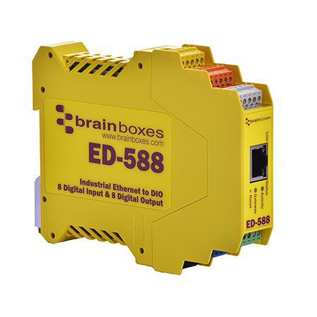 Цифровой модуль входа/выхода - ED-588 - Brainboxes - Ethernet / RS485 / TTL