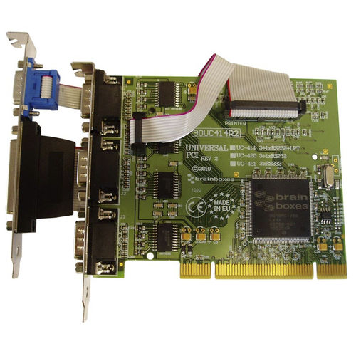 Интерфейсная плата PCI - UC-414 - Brainboxes - последовательная / RS-232 / промышленная