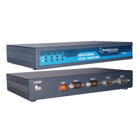 Последовательный преобразователь USB - US-346 - Brainboxes - RS422