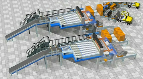 Штабелер сверху - Shin Heung Machine Company (SMC) - для мешков / для ящиков