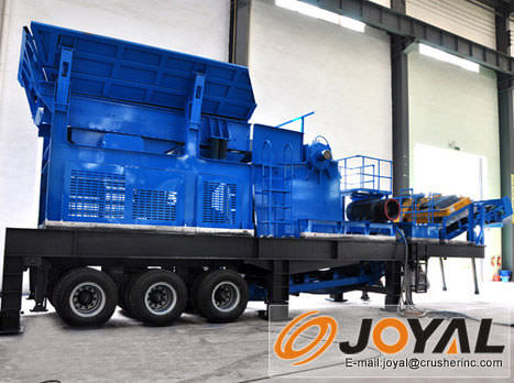 Щековая камнедробилка - YG938E69 - Shanghai Joyal Machinery Co., Ltd. - мобильная / колесная