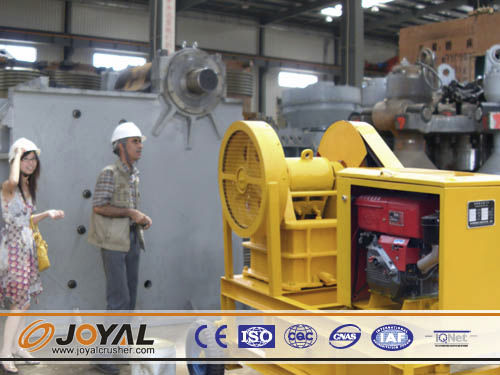 Щековая камнедробилка - PEC1525 - Shanghai Joyal Machinery Co., Ltd. - стационарная / с дизельным двигателем