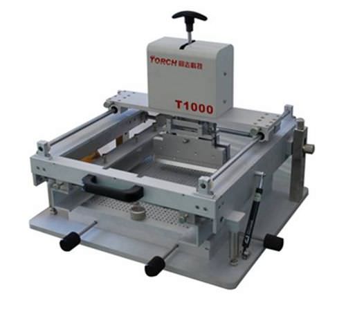 Машина для трафаретной печати с ручным приводом - T1000 - Beijing Torch SMT Co., Ltd. - для пасты для сварки / SMT / по плоской поверхности