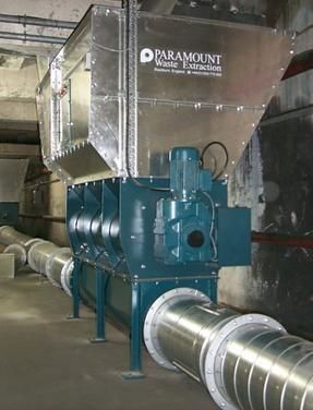 Шлюзовый затвор для пневматической транспортировки - Rotofeeder - Paramount Waste Extraction Limited - для пылеуловителя / для сыпучих материалов / для отходов