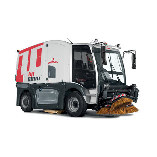 Автономная механическая подметальная машина - HP6000 - Comac spa - дизельная / для улиц / пыль
