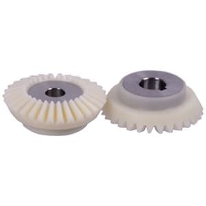 Коническая зубчатая передача - PA 12 G - MÄDLER GmbH - с прямозубым зацеплением / со ступичным узлом / из пластика