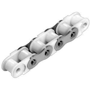 Трансмиссионная цепь - KE / KE - Eco - MÄDLER GmbH - из нержавеющей стали / из поликарбоната / с роликами