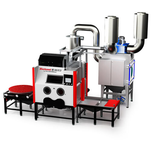 Автоматический пескоструйный аппарат - Blastomat - FerroECOBlast - под давлением / вакуумный / с поворотным столом