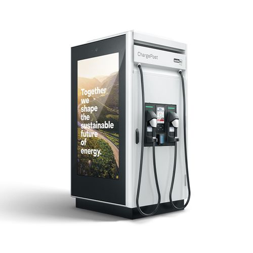 Станция подзарядки для электрических транспортных средств - ChargePost - ads-tec - напольная