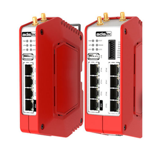 Промышленный межсетевой экран с функцией VPN - IRF3000 - ads-tec - на DIN-рейке