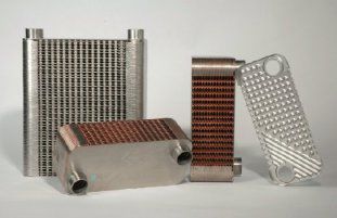 Паяный пластинчатый теплообменник - Baode heat exchanger co.,ltd - жидкость/жидкость / из меди