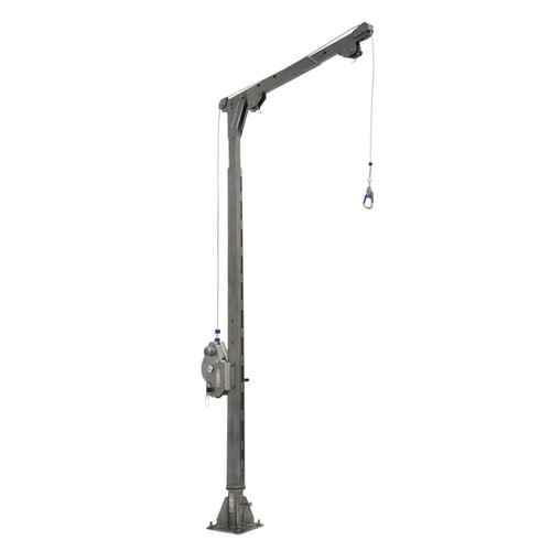 Поворотный кран на стойке - SafetyClimber - SafetyConcept s.a. - 360° / с лебедкой / с регулируемой высотой