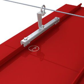 Анкерное страховочное устройство из нержавеющей стали - ABS-Lock Falz IV ZW series - SafetyConcept s.a. - из алюминия / для кровли