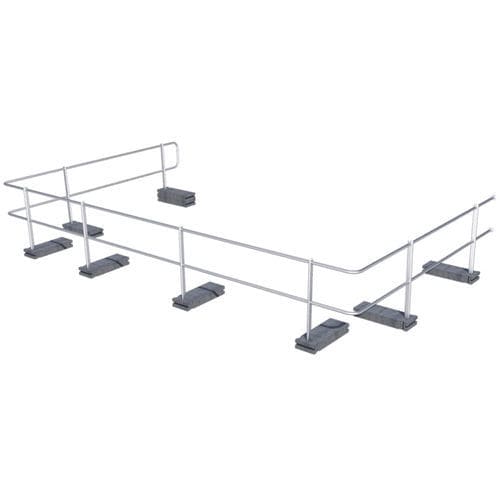 Балластированное ограждение - ABS Guard OnTop Weight - SafetyConcept s.a. - из алюминия / для плоской крыши