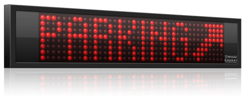 Табло LED - A2 - RGB Technology - буквенно-цифровое / высокое разрешение / USB